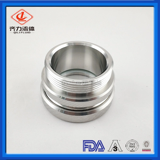 Sanitary Stainless Steel CNC Machine Custom Union Sight Glass