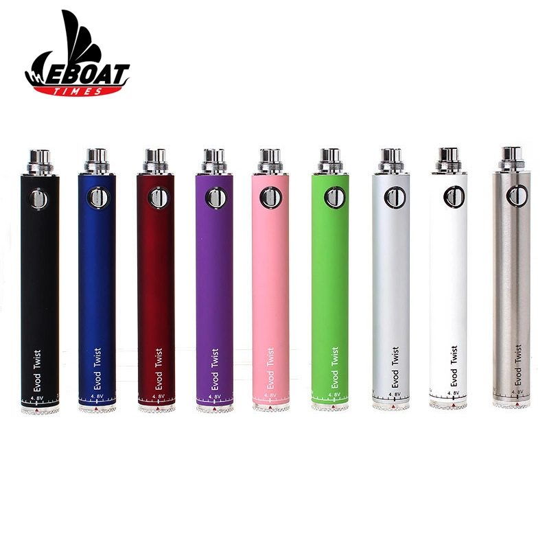 E Cig Starterkit Evod Twist 650/900/1100mAh Custom Logo Vape Stiftakku-Kit