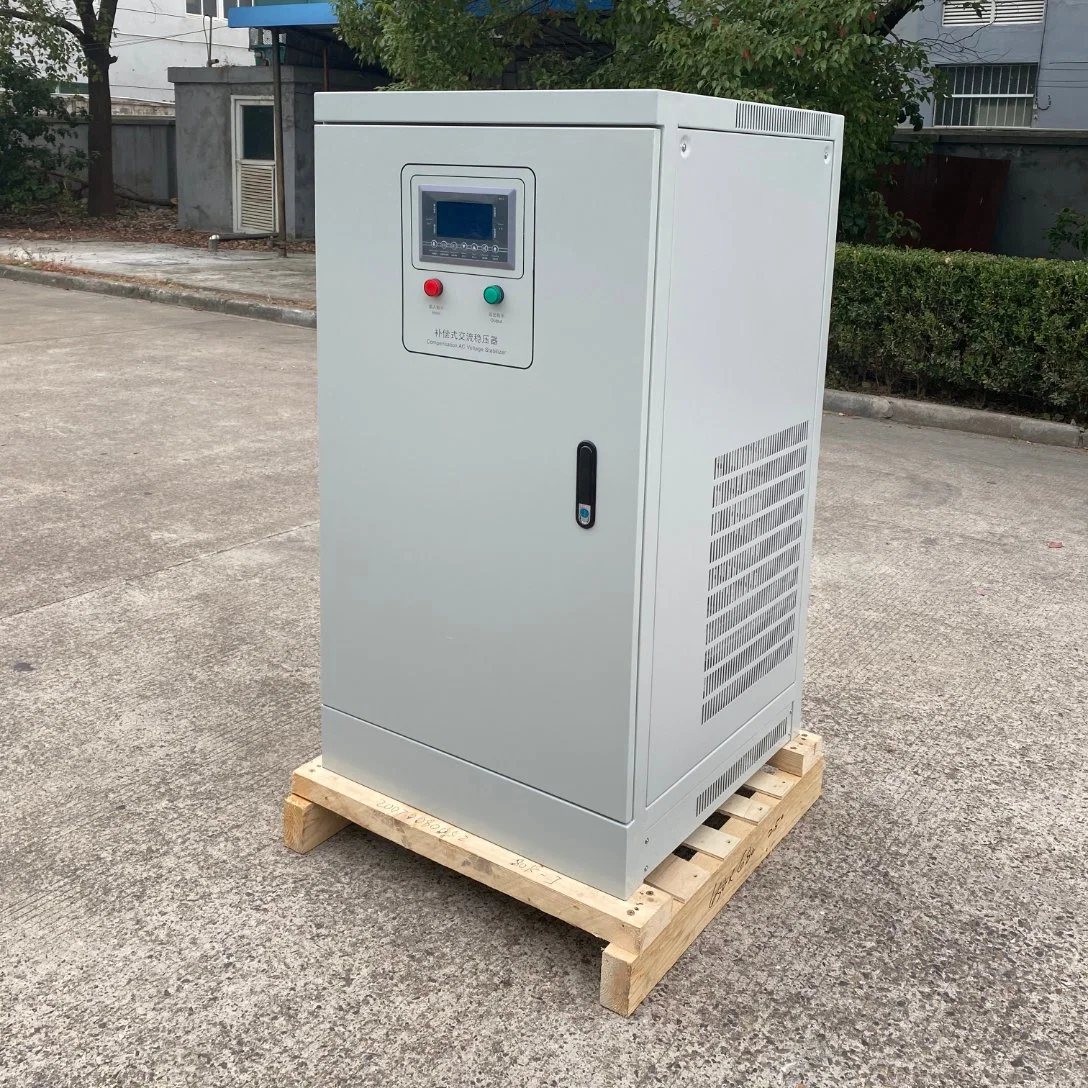 Compensación de 225 kVA estabilizador de voltaje automático AVR Regulador SBW para Torno CNC