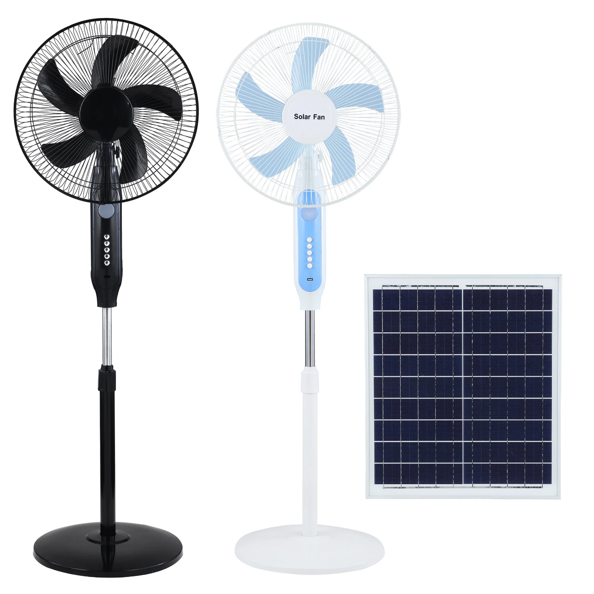 Yaye Solar Fan Factory Energía de Alta Potencia recargable Escritorio/Stand/Piso Ventiladores solares con mando a distancia/ batería de litio/1000PCS Stock