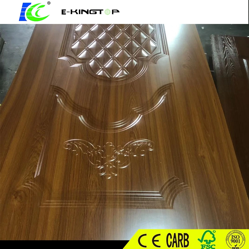 Factory Price Faced Moulded HDF Door Skin/Melamine Door Skin