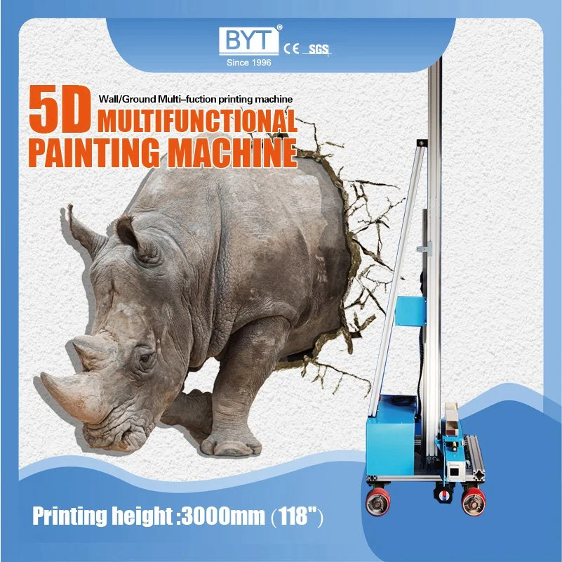 Peinture acrylique 3D vertical UV Ink Printing machine à imprimer mural