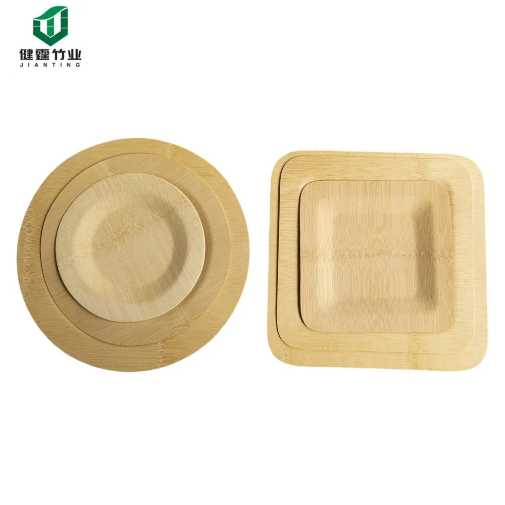 Biodegradable Disposable Plate for Restaurant Wood Plate