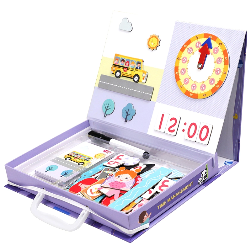 Childhood Educational Toys Time Self-Management Puzzle for Kids Educational