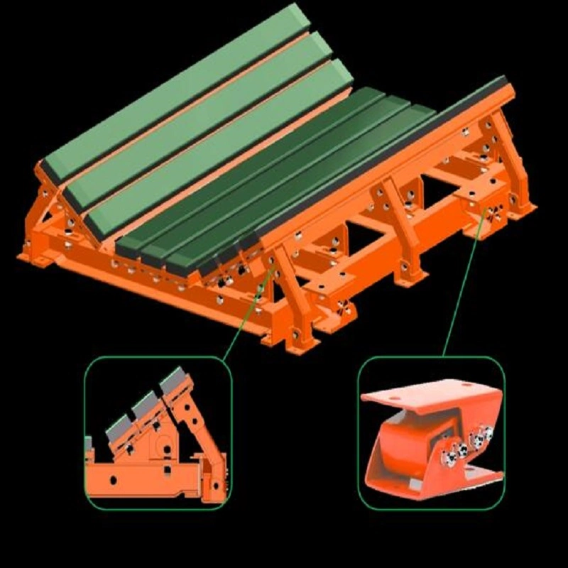 Customized Belt Conveyor Impact Buffer for Belt Conveyor