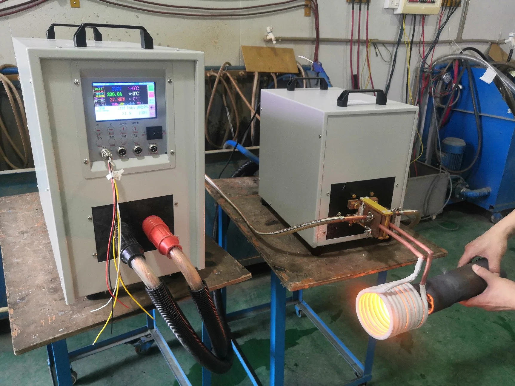 Hot Sales Factory Supplier Digital Medium Frequency Induction Heating Machine Mf-40kw for Hot Forging, Heating Treatment, Annealing, Quenching and Melting