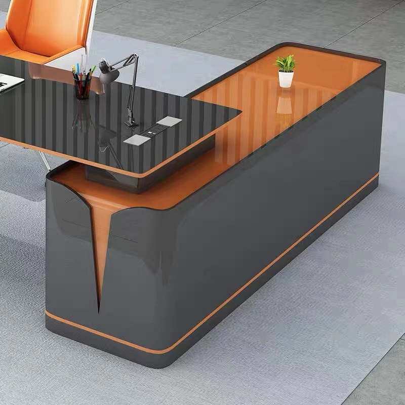 Office Furniture Luxury Office Desk MDF Boss Secretária Executiva