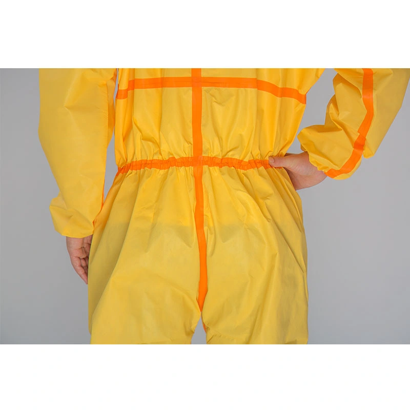 Wholesale/Supplier Factory Supply Anti Static PPE Chemical Protective Clothing with Knee Thickened