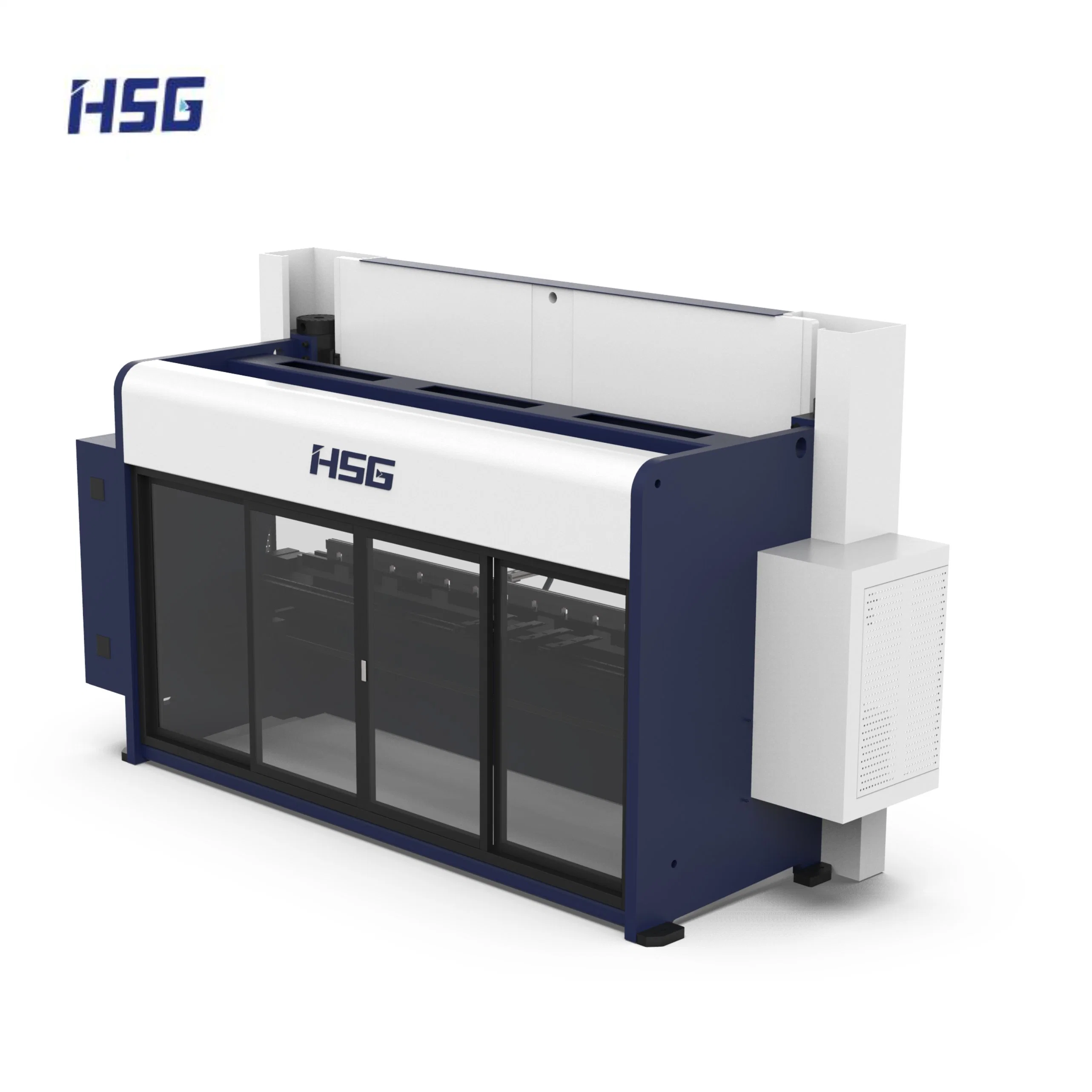 Hsg electro-hidráulico de flexión de servo láser Máquina con compensación automática de la deflexión Bender