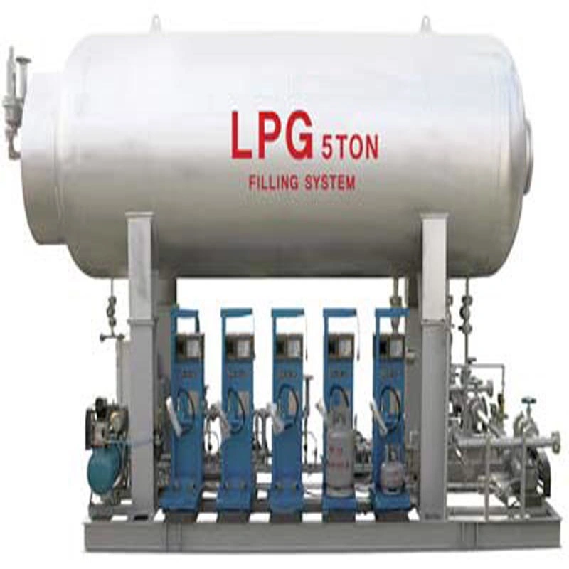 Movable Customized High Pressure Gas Trailer Storage Filling LPG Tank