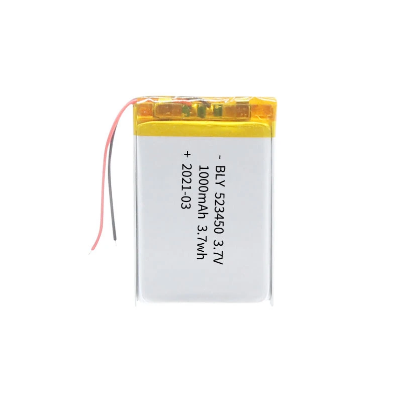 Li-ion Battery 523450 for Electric Toothbrush Point and Click Pen 3.7 V 1000mAh