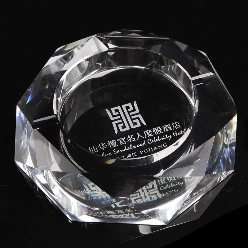 K9 Crystal Ashtray Customized 150mm 180mm