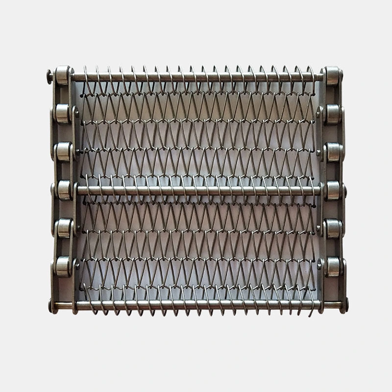 304 316 Stainless Steel Wire Mesh Chain Link Conveyor Belt Metal Mesh Conveyor Belt