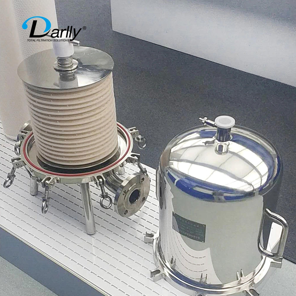 Фильтр Darlly Filtration Solutions 304/316L из нержавеющей стали Глсобикулярный картридж фильтра Корпус 12 дюйма/16 дюймов