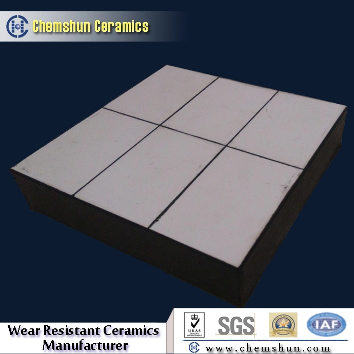 Rubber Ceramic Tile Liner as Wear Resistant Chute Linings Manufacturer