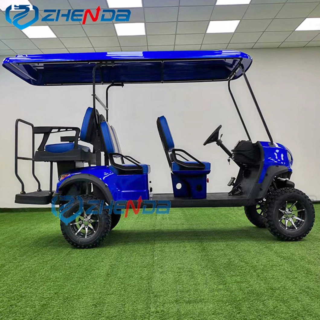 Luxury Golf-Cart Single Rider 8 Passengers Motor 48V Hdk Classic Car 5 Seater Motorised Foldable Golf Cart