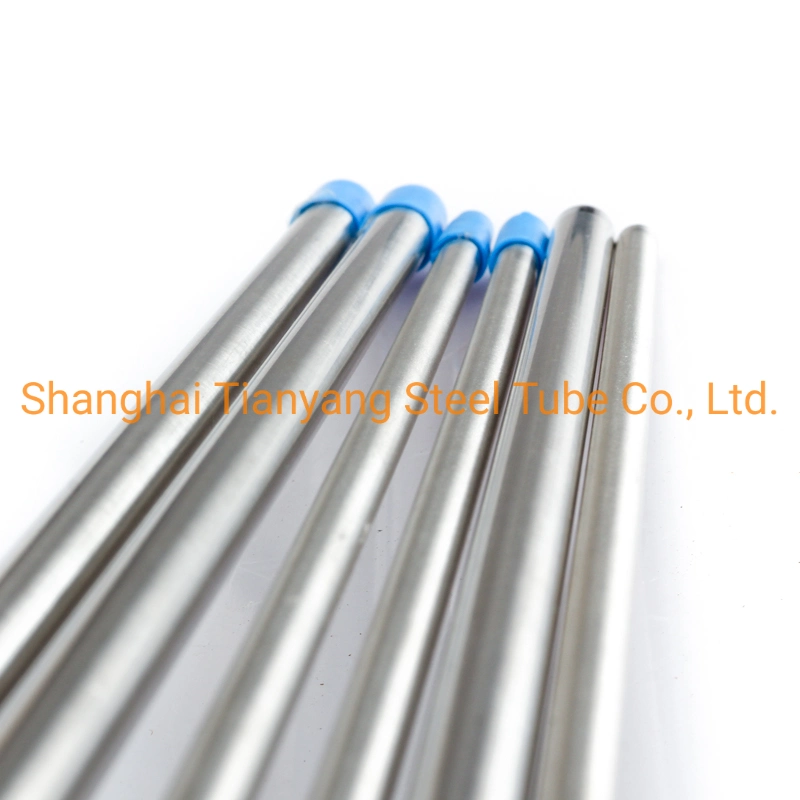 ISO TUV PED Factory High Precision Cold Drawn Cold Rolled Seamless Stainless Steel Ba Bright Anneal Tube