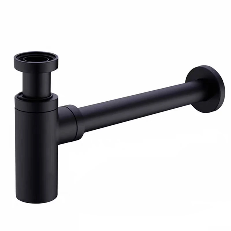 High quality/High cost performance  Matte Black Siphon Basin Bottle Trap