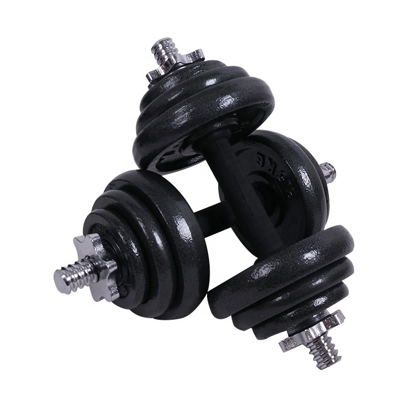 Strength Fitness Black Adjustable Dumbbell Free Weights for Crossfit