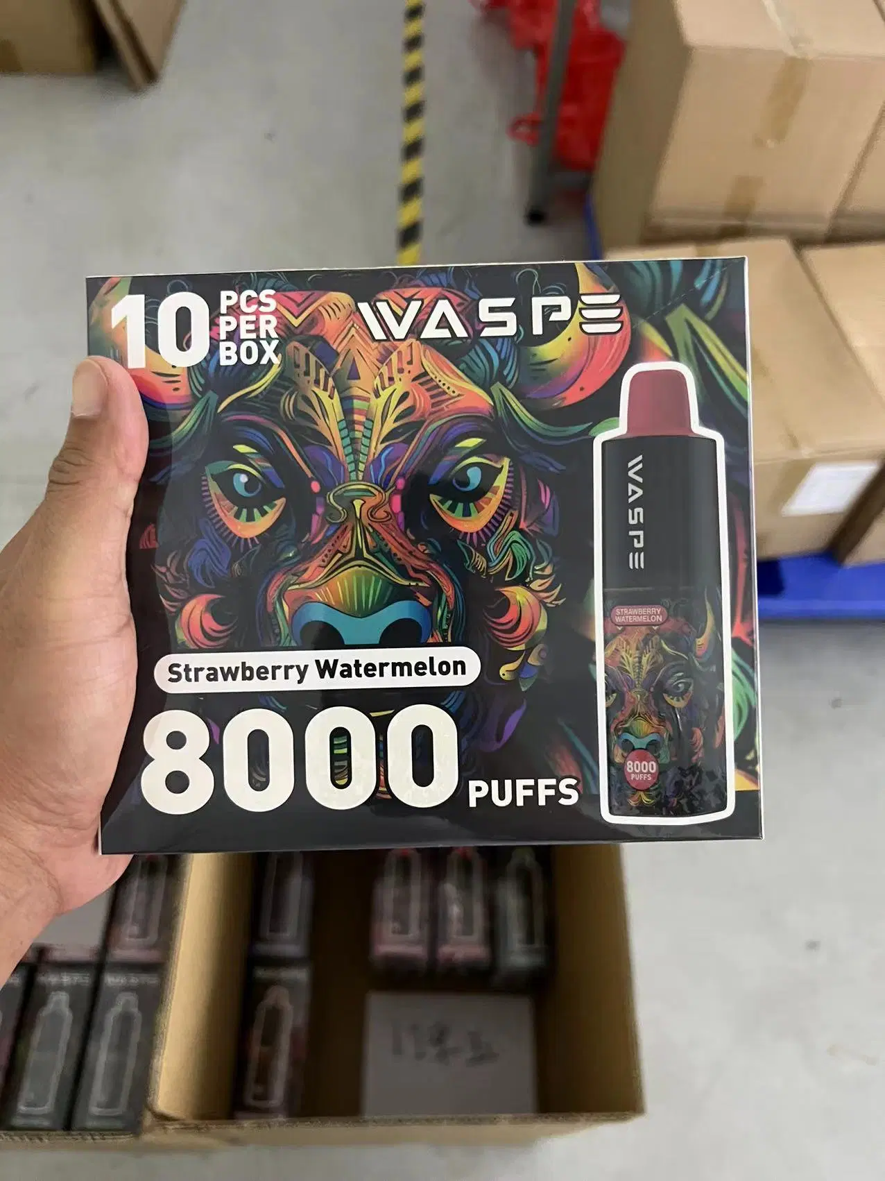 2023 Best Hot Waspe 8000 Puffs Mesh Coil Rechargeable with Wholesale/Supplier Price