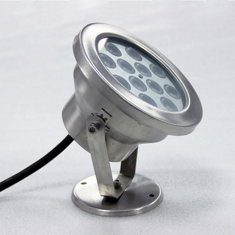 RGB LED bajo el agua fuente de agua, luz LED Submarino 24V 3W 6W 9W 12W 15W 18W 24W 36W fuente de luz submarina IP68 12V