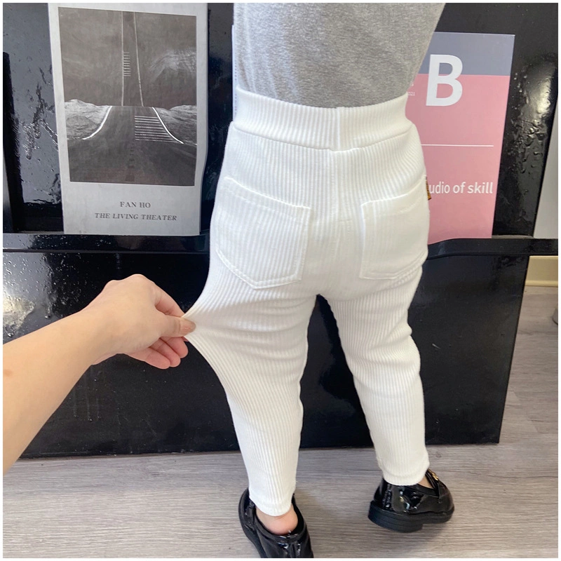 Abckids Kleinkind Mädchen Hose &amp; Hose 10% aus Vertical Strip Leggings Baumwolltasche Babyhose