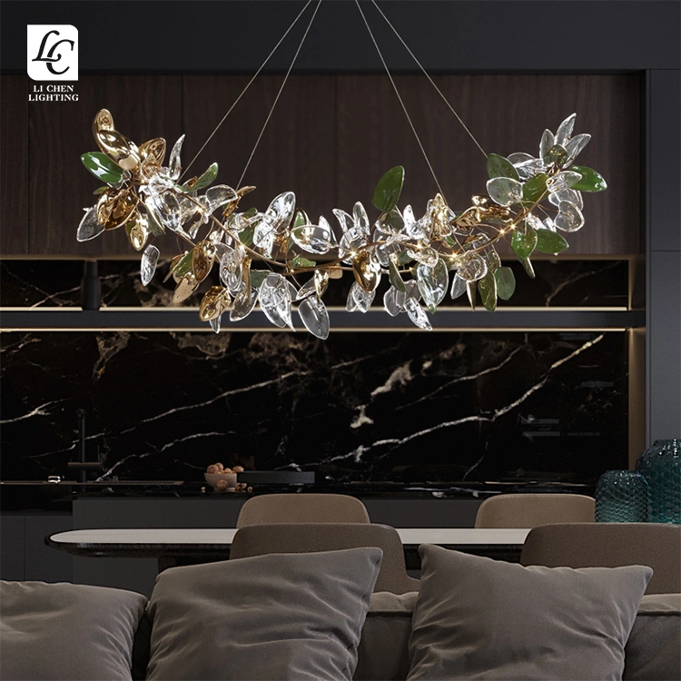 Modern Style Custom Color Metal Hotel Contemporary Chandelier Pendant Lamp