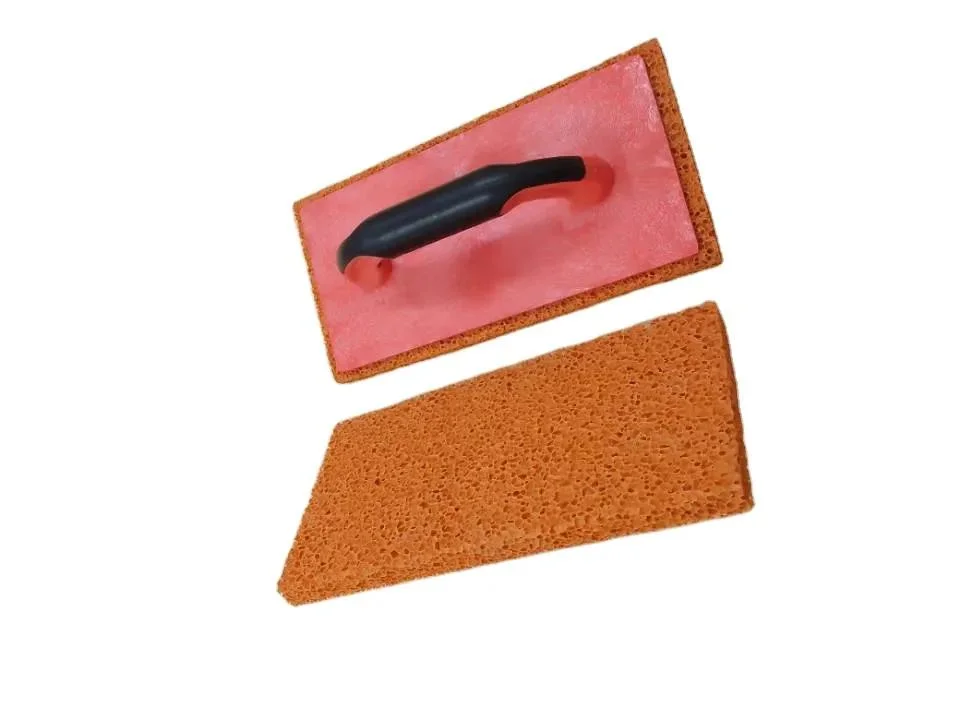 Manufacturer Rubber Concrete Powder Natural Foam Trowel 280*140*20mm, PS+TPR Handle