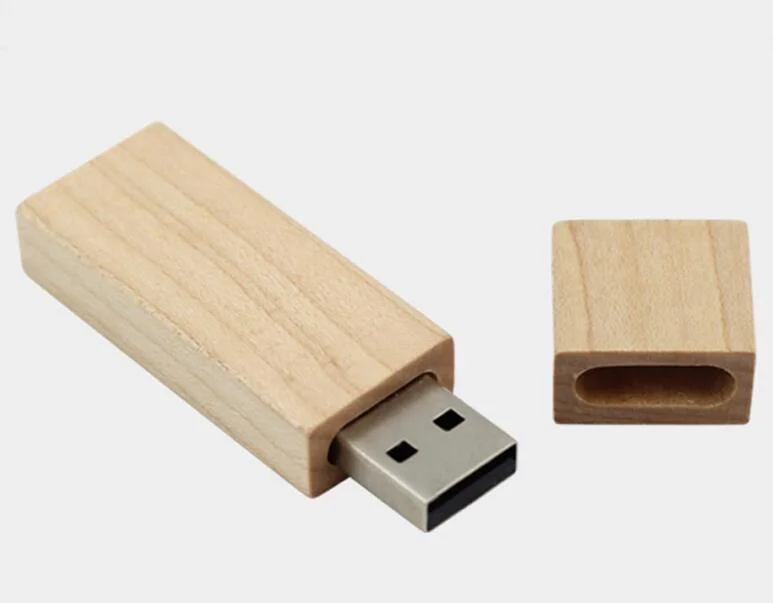 La madera unidad Flash USB Stick Pen diseñado en madera