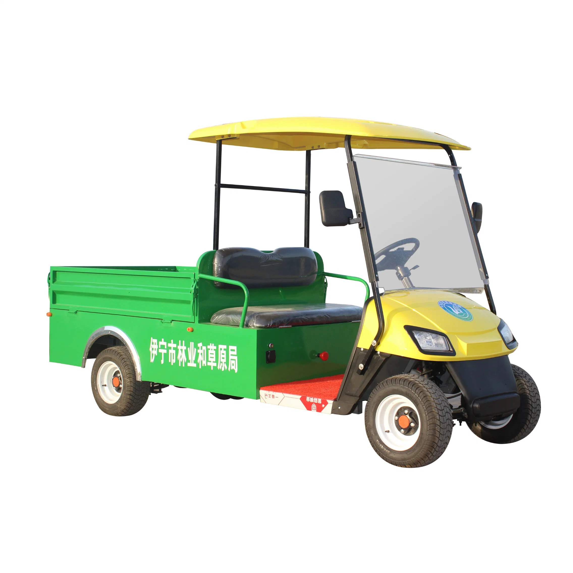 Pronto para envio a China Customized 2 Caixa de Mini Golfe Eléctrico carro, campo do Aeroporto, carrinho de golfe, carrinho de golfe, campo de utilitário, carrinho de golfe com caçamba de carga aprovado pela CE