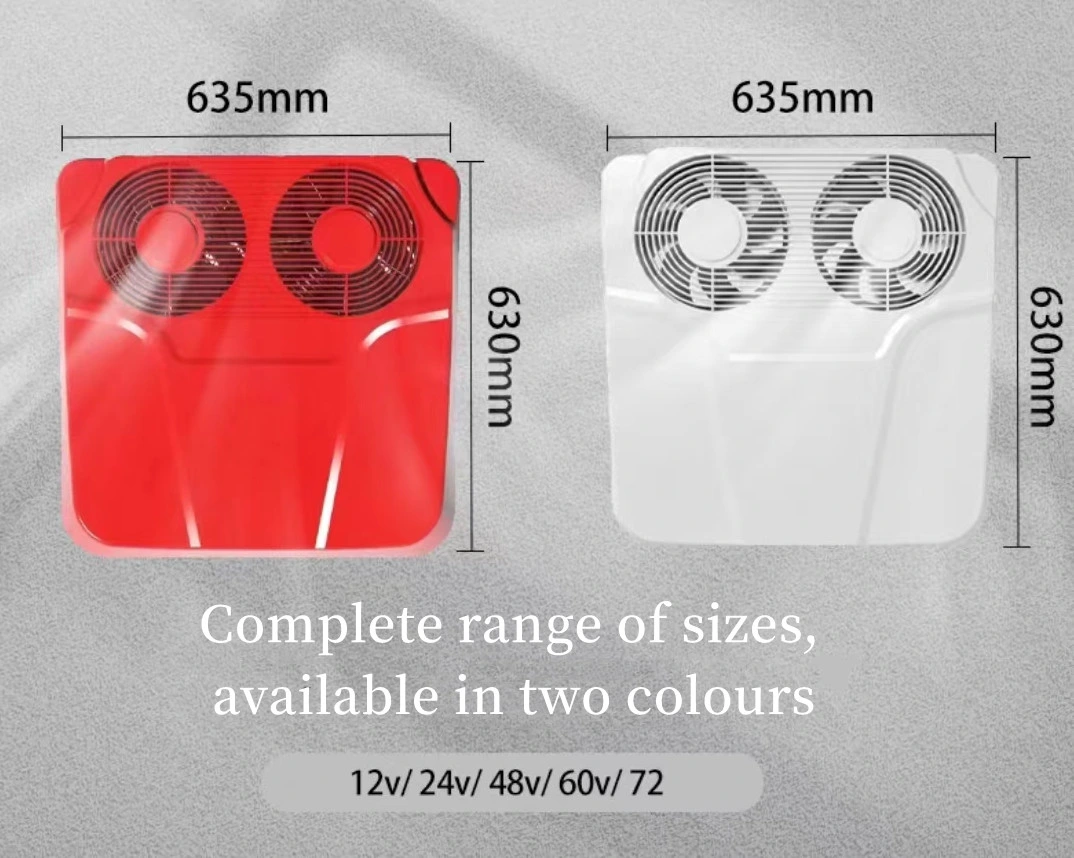 L'automobile double électronique du ventilateur conditionnement air de refroidissement 12V 24V Les frais généraux tout-en-un refroidisseur