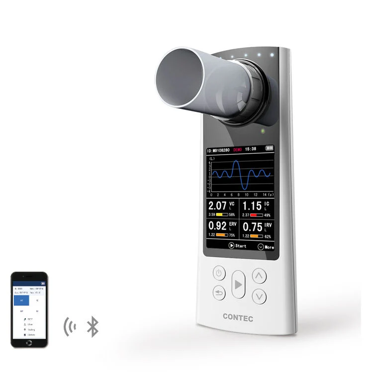 Color Display Spirometer USB Oc Software Spirometry Lung Volumetric Device