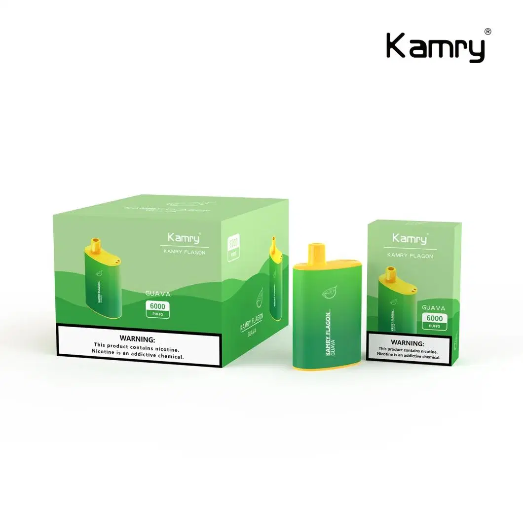 Kamry 6000 Puffs Disposable Electronic Cigarette Puff Bar dejar de fumar Cigarrillo