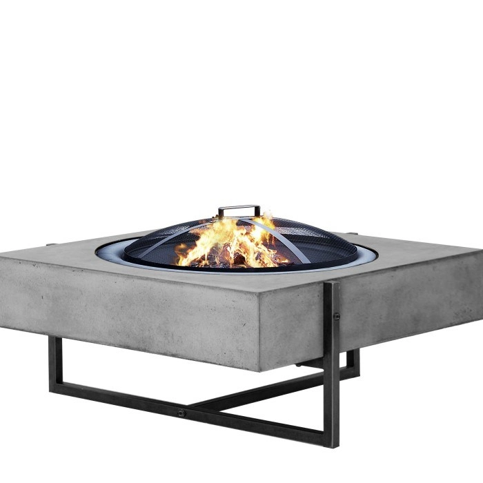 OEM Accepted Durable Modern 27inch Outdoor Fireplace Wood Burning Fire Pit Table