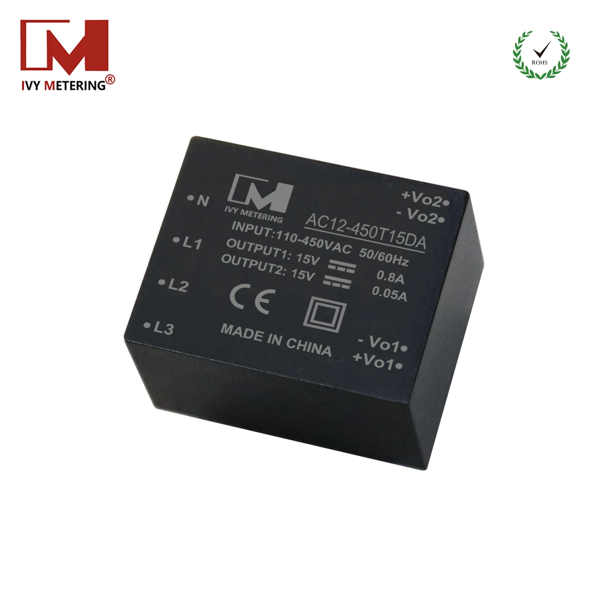 RoHS certificada CE/5W 220V gire 5 V/12V AC-DC Módulo de alimentación