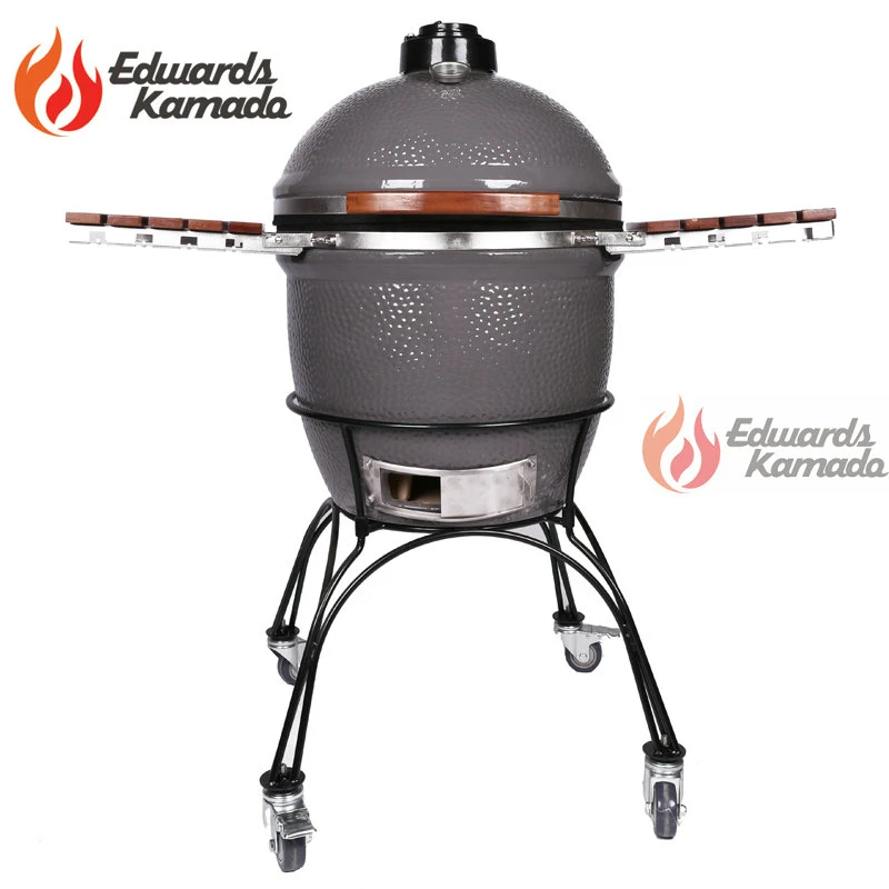 Kamado 23.5 Inch Outdoor Charcoal BBQ Barbeque / Barbecue Ceramic Kamado Grill