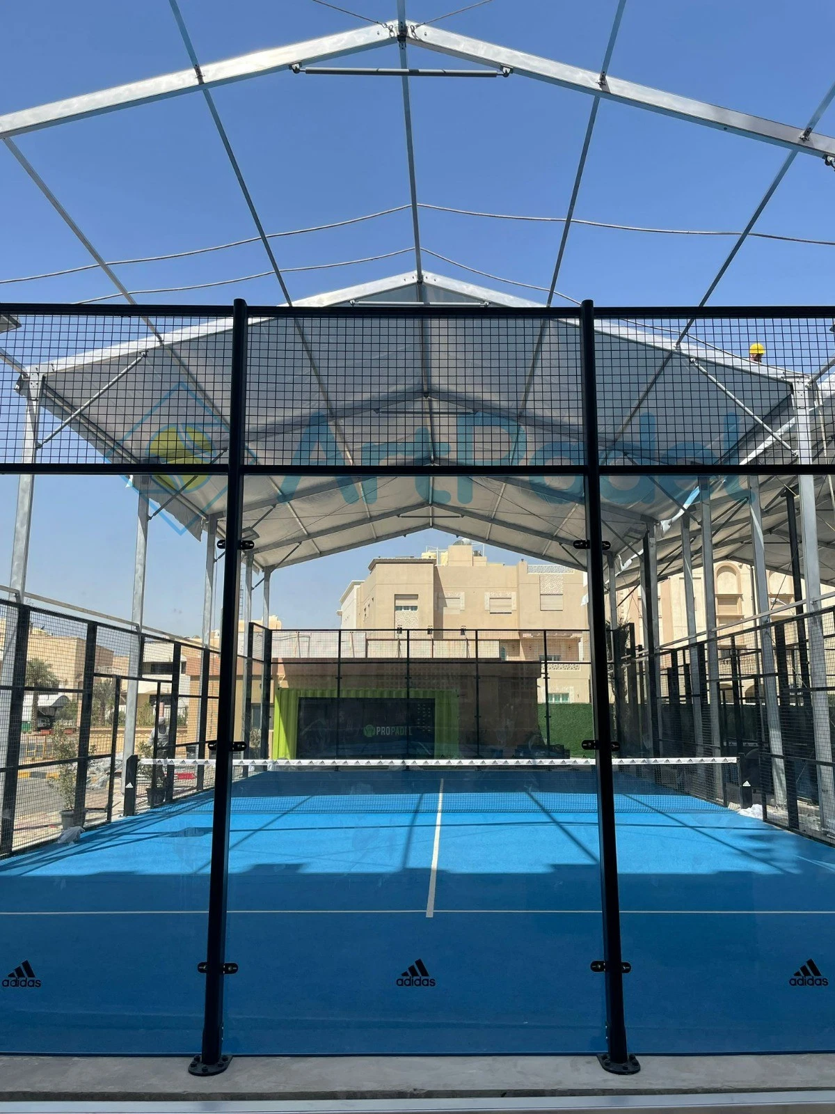 Fornecedor de tejadilho de ténis padel para exterior e interior