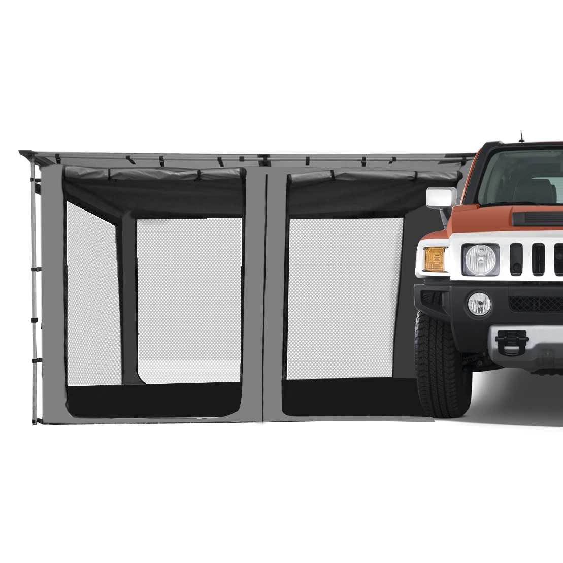 Car Side Annex Mesh Room Best Sell Cheap Price Retractable 4WD Awnings
