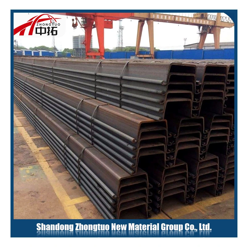 JIS ASTM AISI Steel Sheet Hairs Carbon Steel Profile Cold Formed and Hot Rolled Larsen Sy390 Q2356-15m Length Sheet Pile