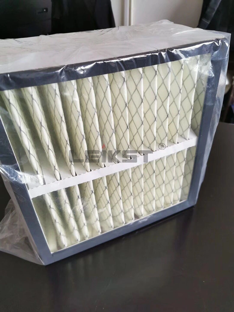 Leikst Cardboard Frame Pre Filter/F7 F8 F9 Synthetic Fiber Primary Efficiency Panel Air Filter for Blast Oven