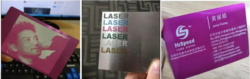 Gravação a laser Máquina para materiais metálicos de garantia do sistema de marcação a laser Óptico
