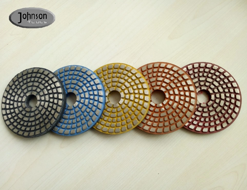 4 Inch Metal Bond Diamond Polishing Pad for Stone and Concrete