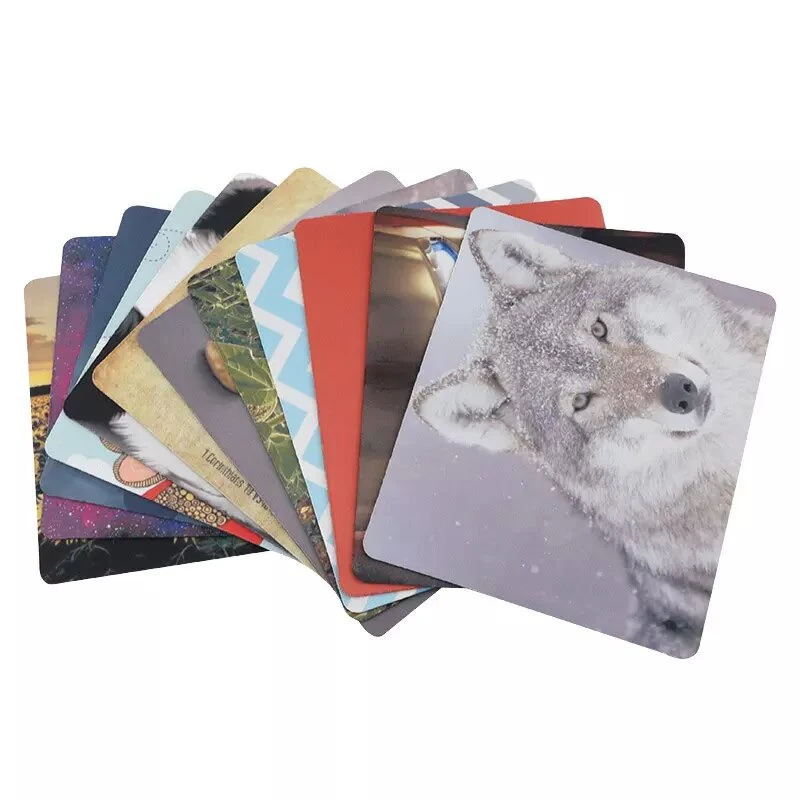 La sublimation ordinateur Tapis de souris en caoutchouc Tapis Logo d'impression photo Cadeaux publicitaires