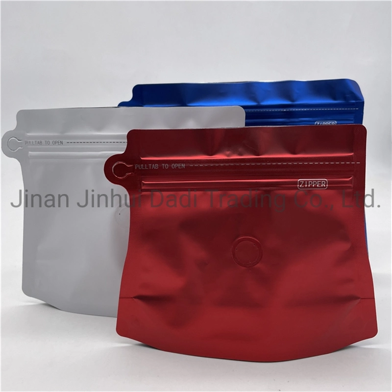 Recycelbare biologisch abbaubare Stand Up Pouch Zip Lock Bag für Kaffee, Nuss, Bohnen, Samen