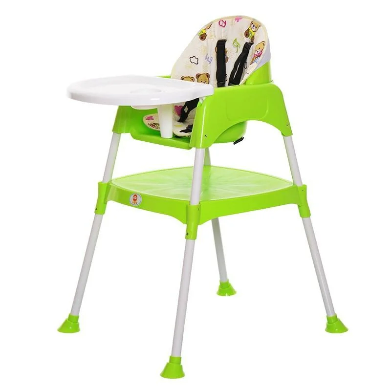 High Foot Plastic Non-Slip Protective Dining Chair for Babies and Children