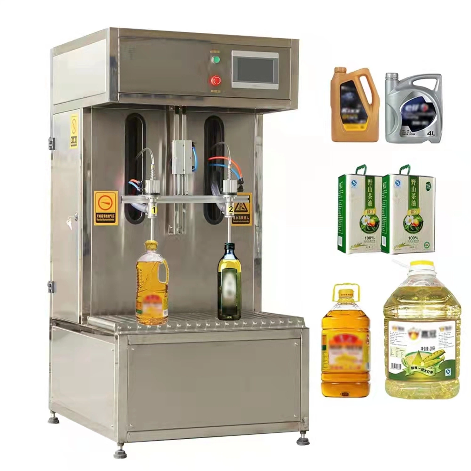 Semi-Automatic Edible Cooking Lubricating Oil Filling Machine Anti Drip Manufacturer for Small Production