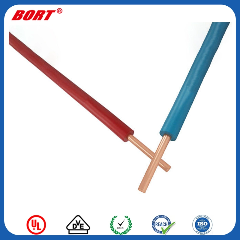 H07V-U PVC Insulation Copper Power Connect Electrical Wire Cable Suitable Used for Laying Tubes