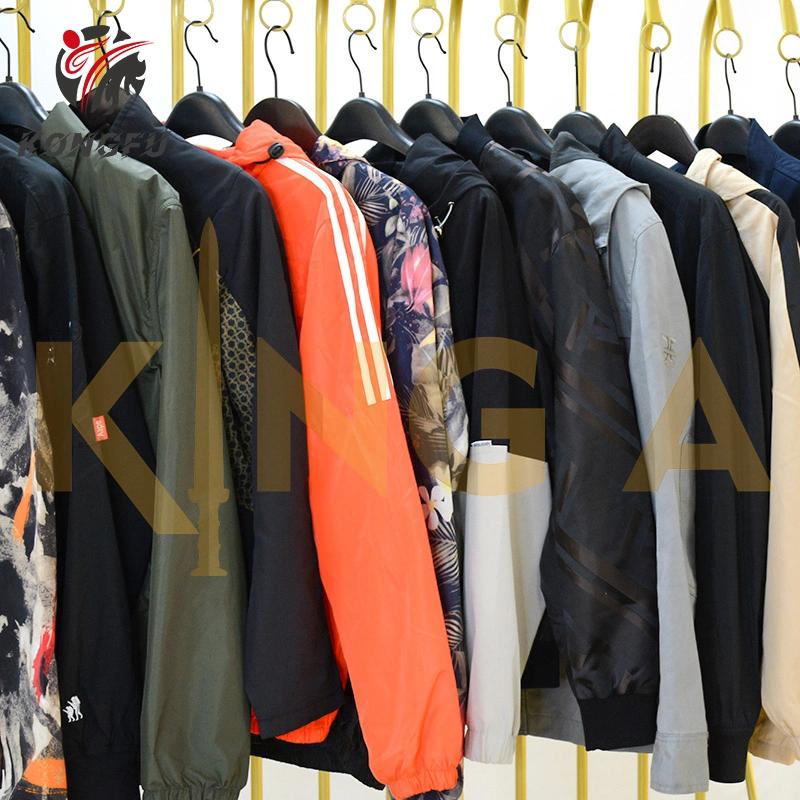 Men Second Hand Jacket OEM Wholesale/Supplier Clothes Men's Fashion Jackets with Sleeve Pocket