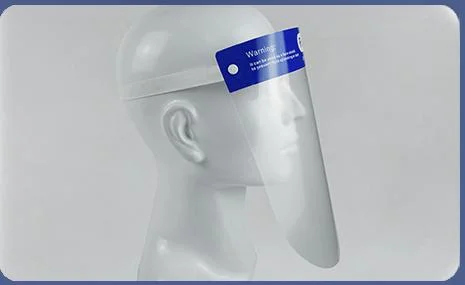 La FDA, CE, la norme ISO 13485 Face jetables de boucliers de protection médicale face transparent Shields Clinique Dentaire