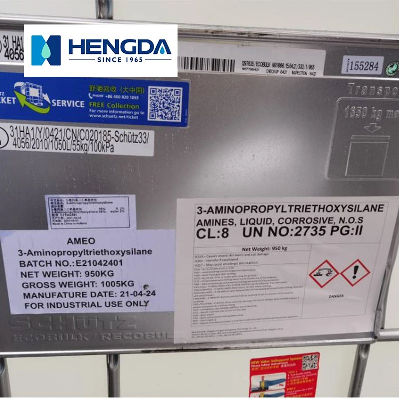 Aminopropiltrietoxissilano CAS n.o 919-30-2 materiais orgânicos como plásticos e borracha